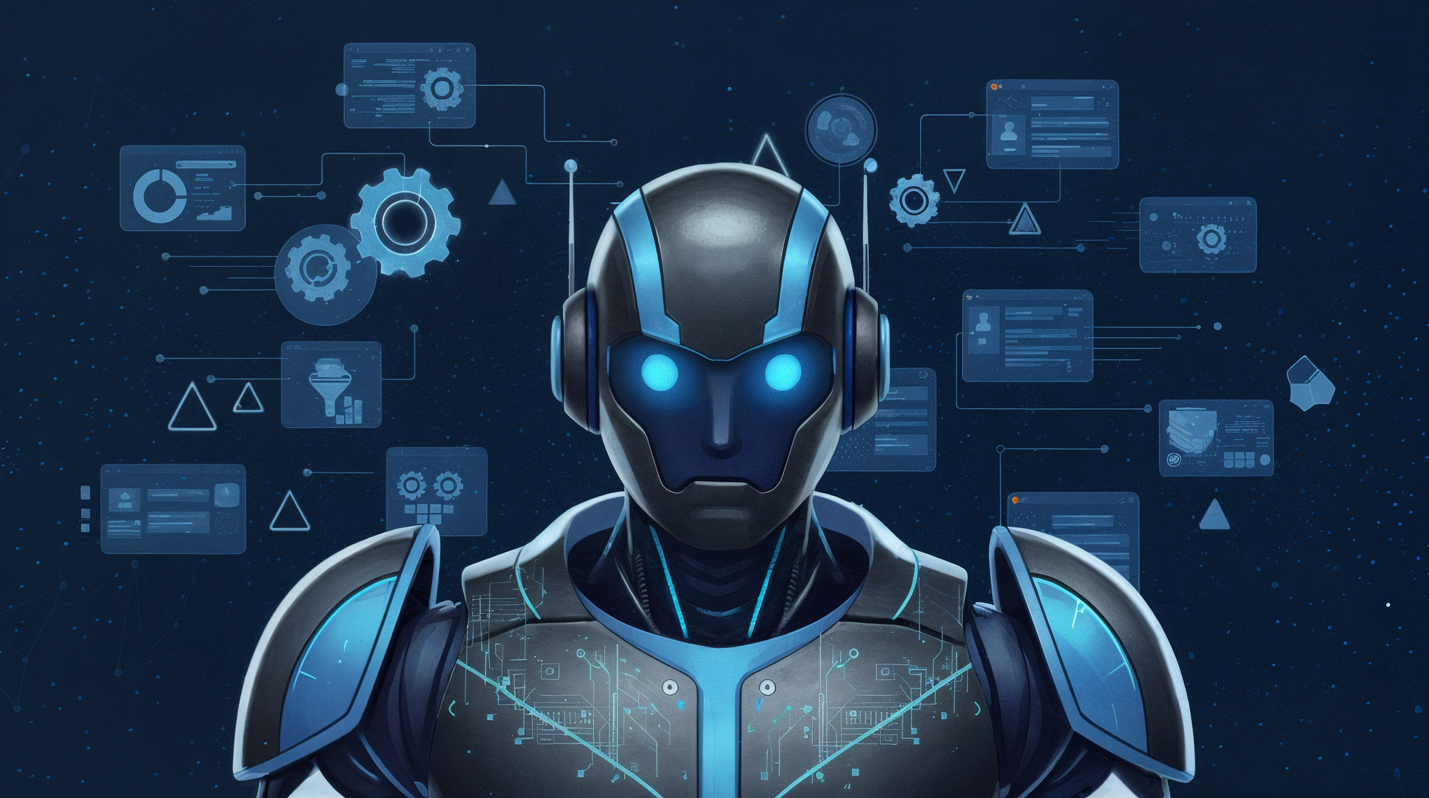 Ilustración del sistema de IA